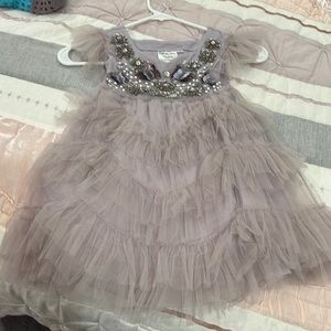 Sequined Bodice Dress.